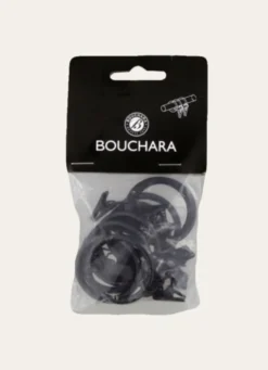 ANNEAUX À PINCES POUR RIDEAUX- BOÎTE DE 10 NOIR