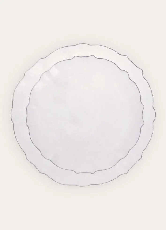 ASSIETTE A DESSERT EN VERRE ÉCLATANTETRANSPARENT