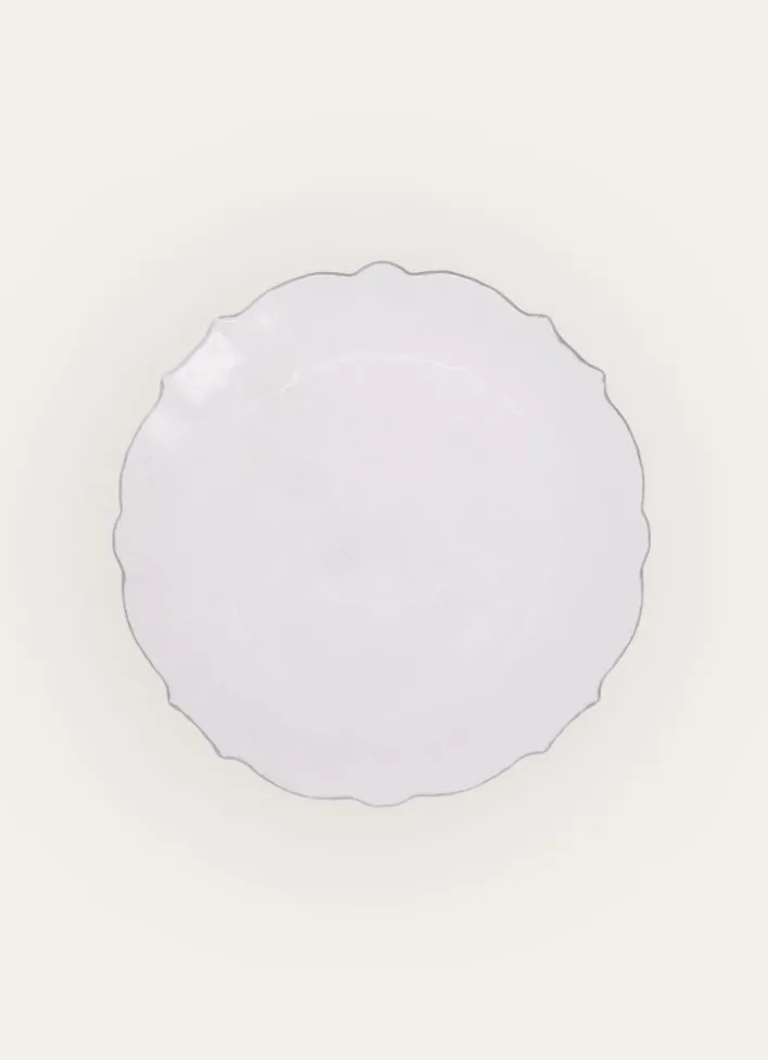 ASSIETTE A DESSERT EN VERRE ÉCLATANTETRANSPARENT