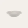 ASSIETTE CREUSE EN FAÏENCE IVOIRE