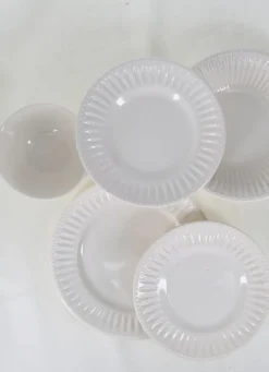 ASSIETTE À DESSERT EN FAÏENCEIVOIRE
