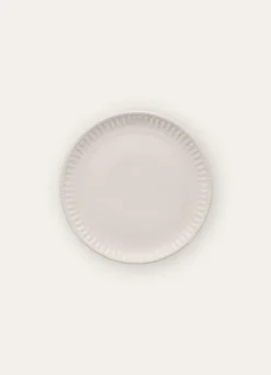 ASSIETTE À DESSERT EN PORCELAINE BLANC