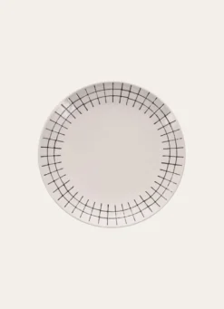 ASSIETTE À DESSERT GEOM CRÈME
