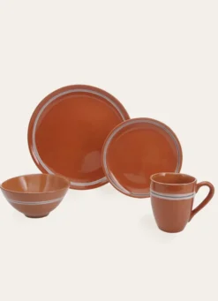 ASSIETTE DESSERT LINE ORANGE