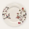 ASSIETTE PLATE EN PORCELAINE JISPAHAN BLANC