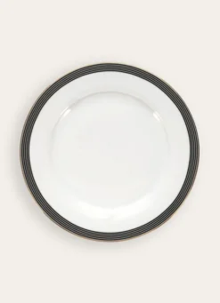 ASSIETTE PLATE EN PORCELAINE SONGE NOIR