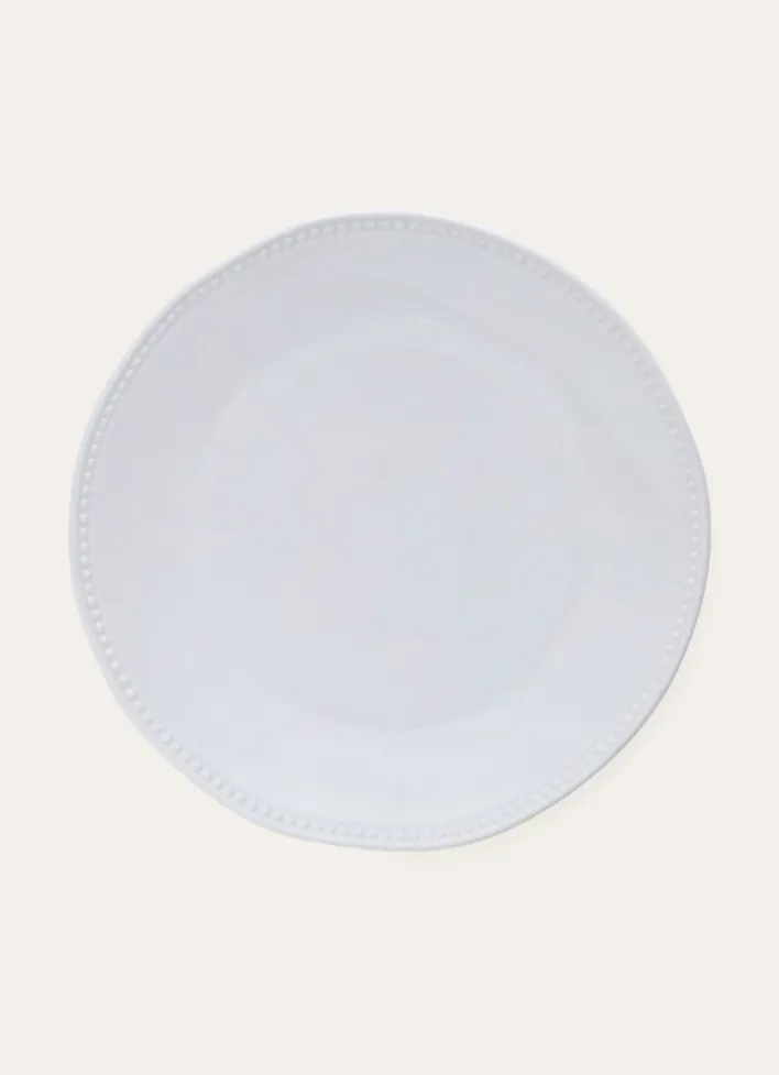 ASSIETTE PLATE ROMANTIQUE BLANC