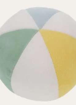 BALLON EN TISSU AVEC GRELOT MULTICOLORE