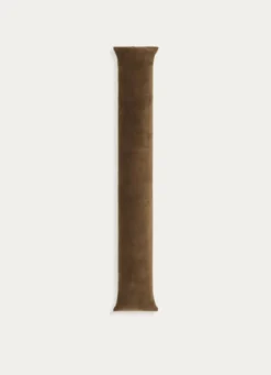 BAS DE PORTE EN VELOURS BEIGE FONCÉ