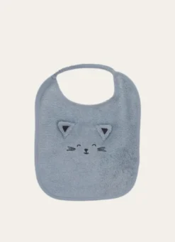 BAVOIR EN ÉPONGE TÊTE DE CHAT BLEU