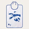 BAVOIR HOMARD EN COTON BLEU