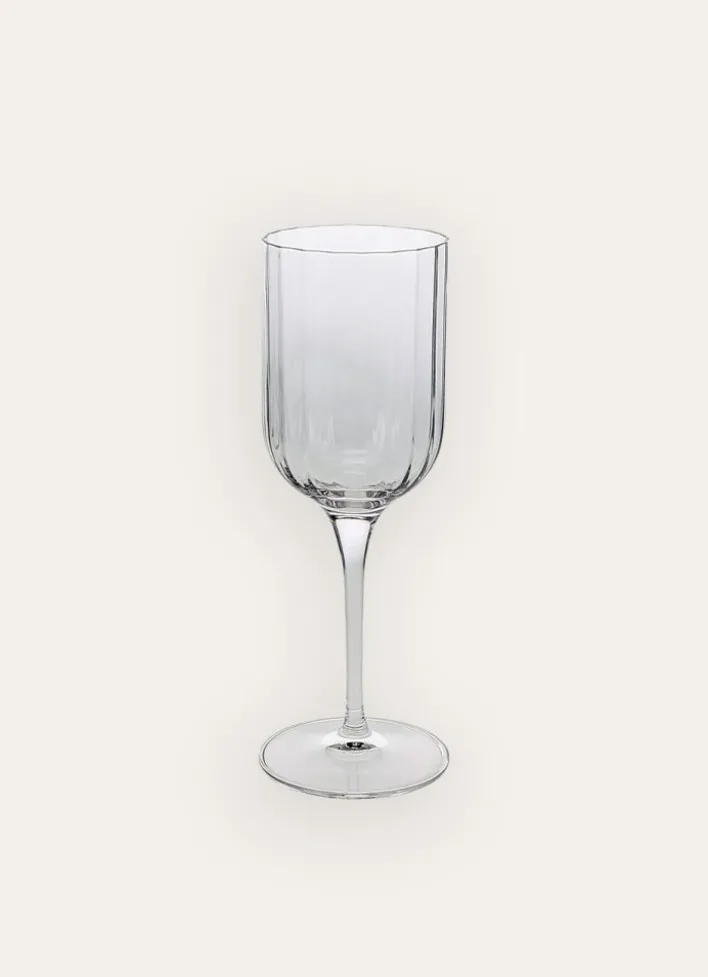 BOITE DE 4 VERRES A PIED CRISTALLIN TRANSPARENT
