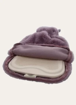 BOUILLOTTE EFFET FOURRURE VIOLET