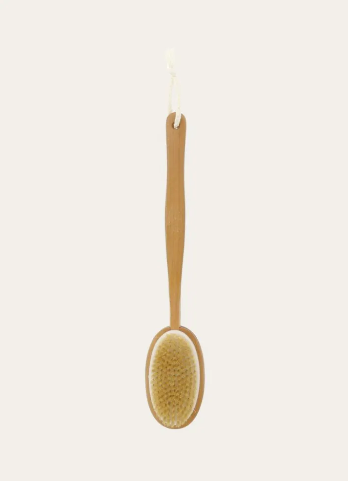 BROSSE EN BAMBOU POUR LE CORPS MASSAGE DOUBLE FACE BAMBOU