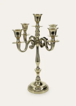 CHANDELIER CLASSIQUE À 5 BRANCHES DUCHESSE DORÉ