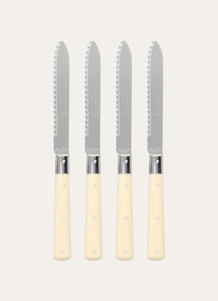 COFFRET DE 4 COUTEAUX A STEACK CREME