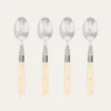 COFFRET DE 4 CUILLERES A CAFE CREME