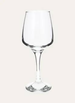 COFFRET DE 6 VERRES À PIED FORME TRAPÈZE TRANSPARENT