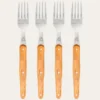 COFFRET SET DE 4 FOURCHETTES BOIS D'OLIVIER BOIS