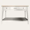 CONSOLE 3TIROIRS BLANC