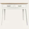 CONSOLE 2 TIROIRS BLANC