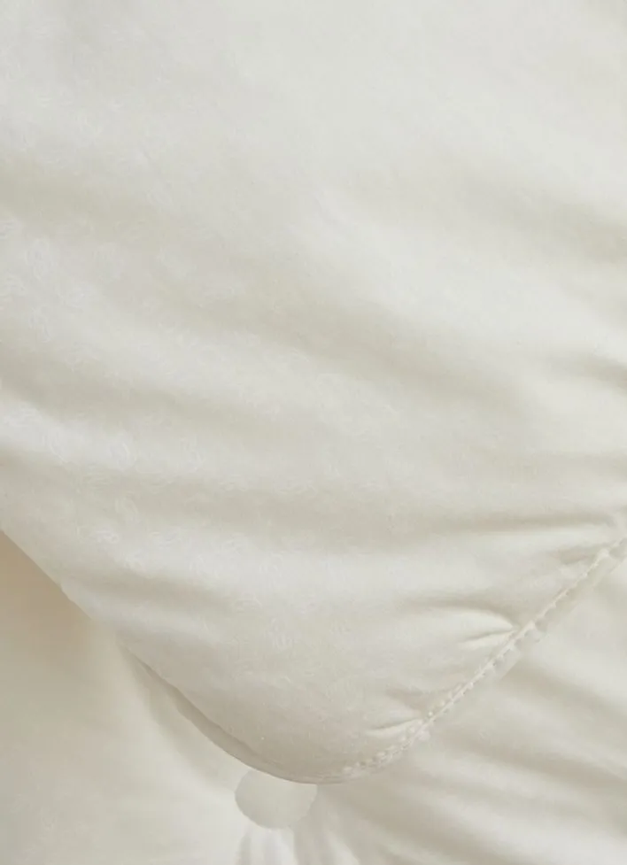 COUETTE DORMOFIL TRÈS CHAUDE EN PERCALE DE COTON ÉCRU