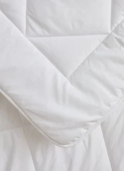 COUETTE ESTIVALE LÉGÈRE EN PERCALE DE COTON - 200G BLANC