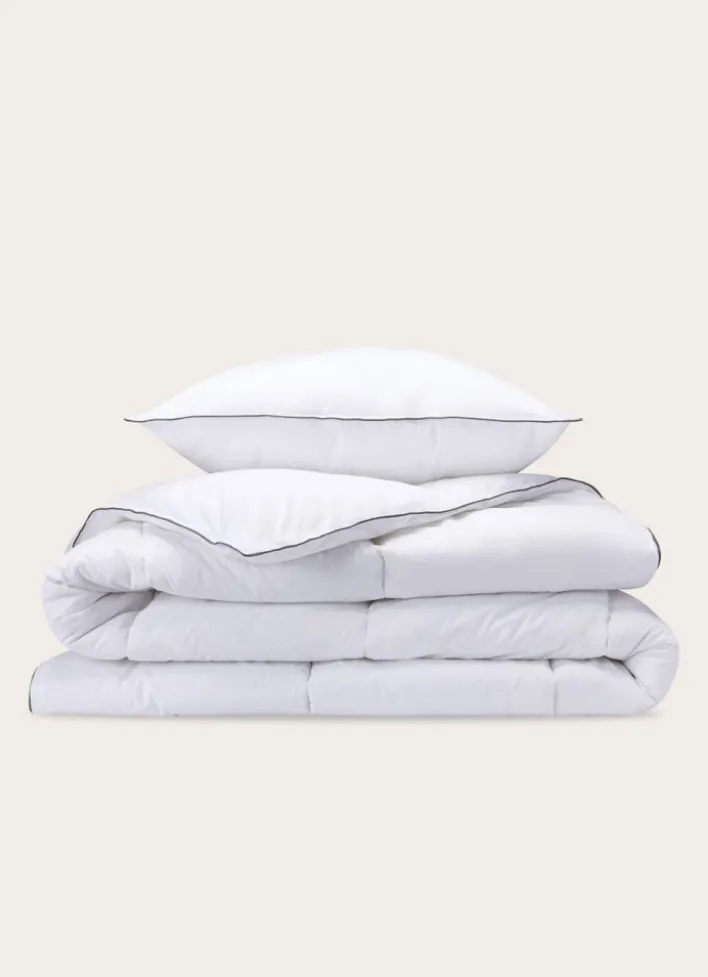 COUETTE HARMONIE 300 G/M² TEMPÉRÉE ANTI-ACARIENS BLANC