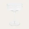 COUPE A CHAMPAGNE EN CRISTALLIN TRANSPARENT
