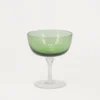 COUPE À CHAMPAGNE STRIÉ vert