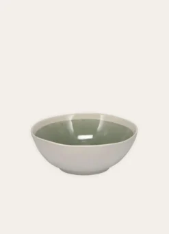 COUPELLE EN GRÈS RÉACTIF VERT DE GRIS