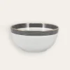 COUPELLE EN PORCELAINE AVEC LISERET EN OR SONGE NOIR