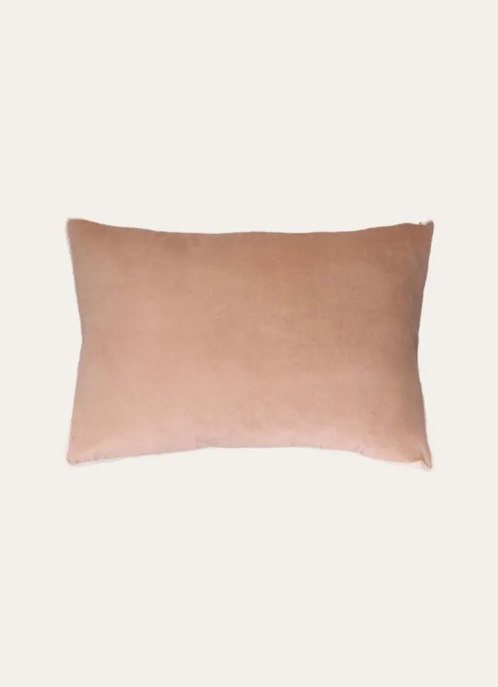 COUSSIN EN VELOURS RANG CARAMEL