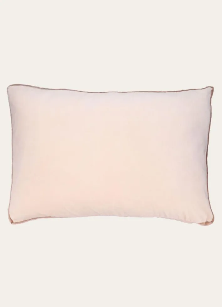 COUSSIN EN VELOURS RANG CREME