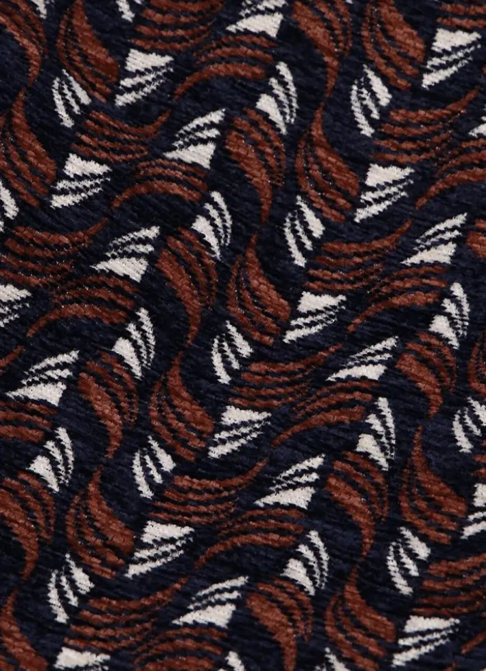 COUSSIN JACQUARD CHENILLE CÉLINE MARINE