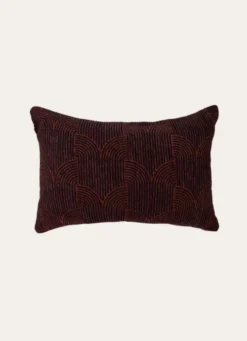 COUSSIN JACQUARD CHENILLE FONTAINE MARINE