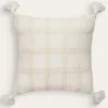 COUSSIN JACQUARD UNI BLANC