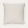 COUSSIN RECTANGULAIRE EN TISSU BOUCLETTE BLANC
