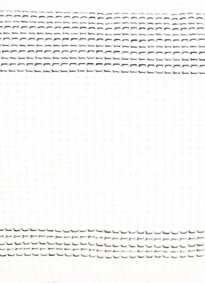 COUSSIN TISSÉ AVEC CARREAUX PLACÉS BLANC / NOIR