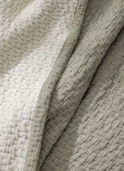 COUVRE-LIT MATELASSÉ SORBIER VERT DE GRIS