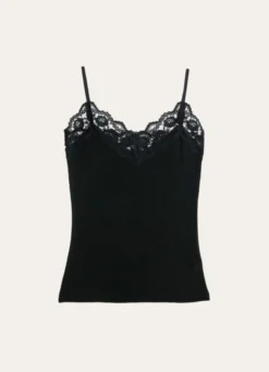DÉBARDEUR DENTELLE NOIR