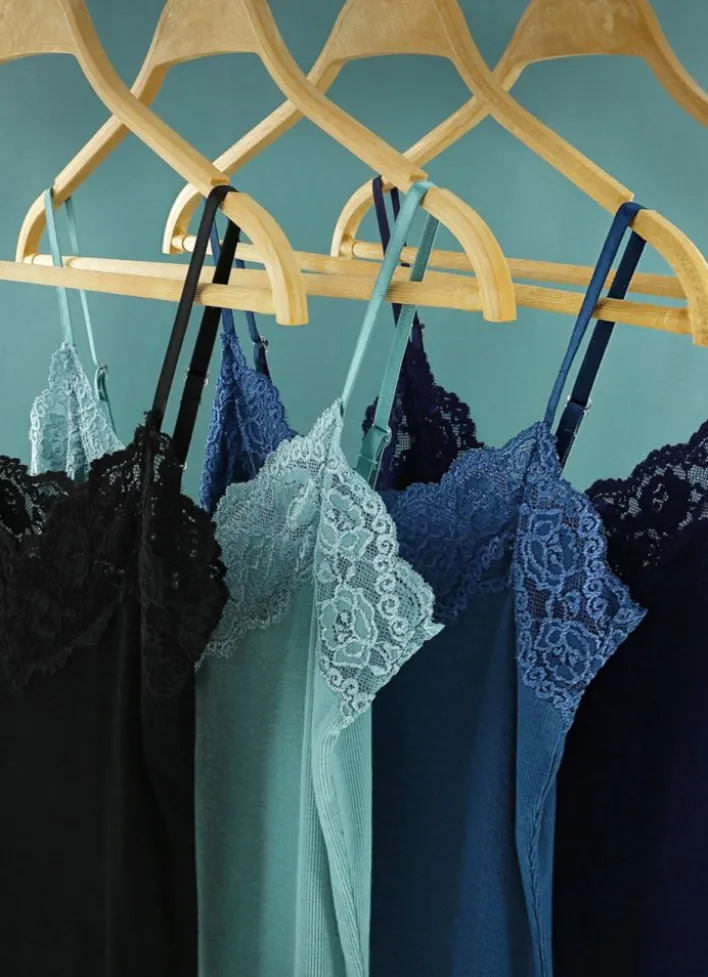 DÉBARDEUR DENTELLE NOIR