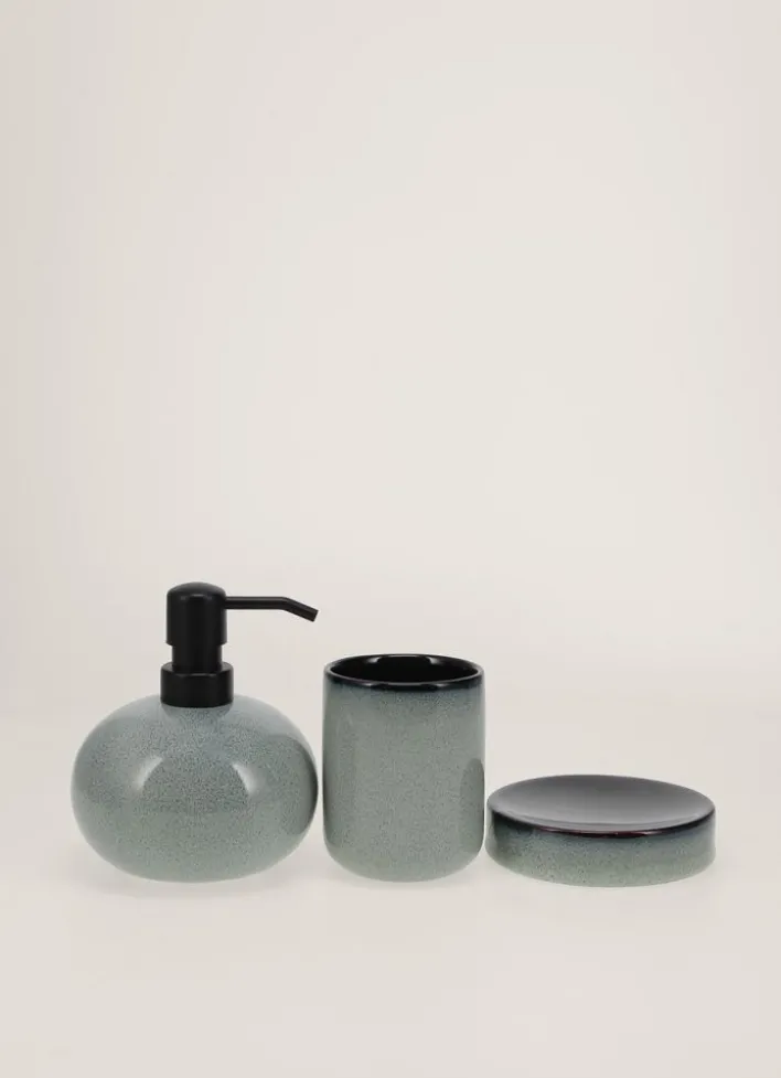 DISTRIBUTEUR DE SAVON EN CÉRAMIQUE ERNESTE vert