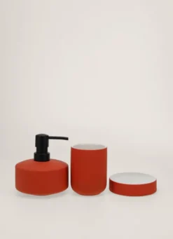 DISTRIBUTEUR DE SAVON EN GRÈS BRIQUE