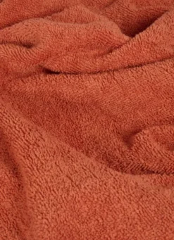 DRAP DE BAIN EN COTON UNI BASIL TERRACOTTA
