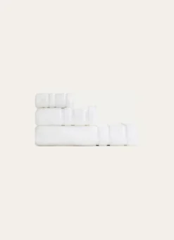 DRAP DE BAIN MOELLEUX LITEAU RAFFINÉ BLANC
