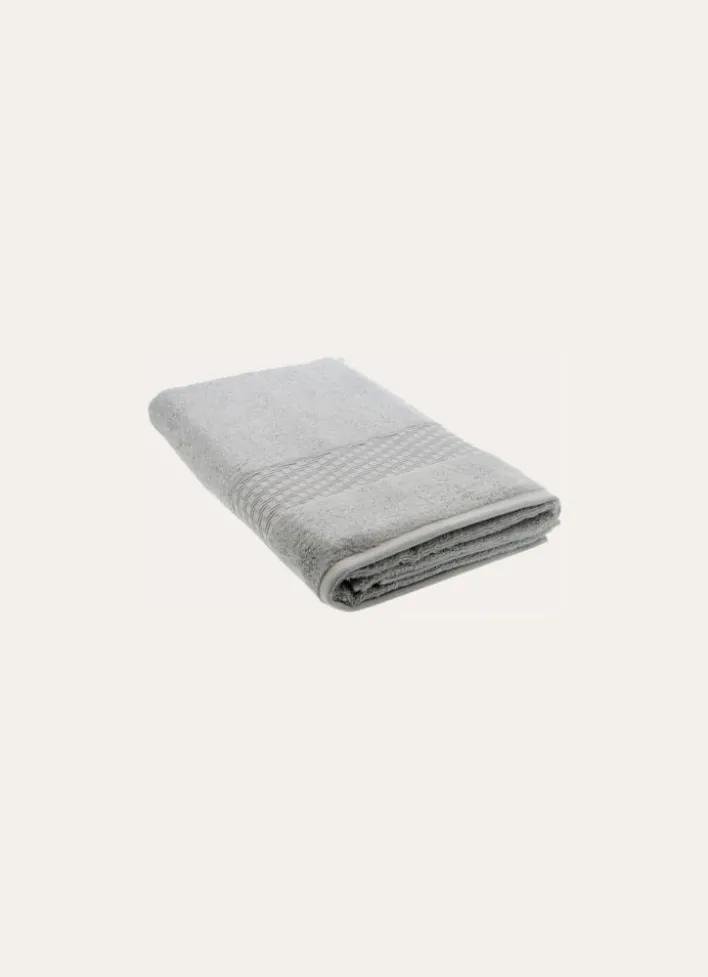 DRAP DE DOUCHE COTON BIO JACQUARD GAUFRÉ 450GR PIGEON
