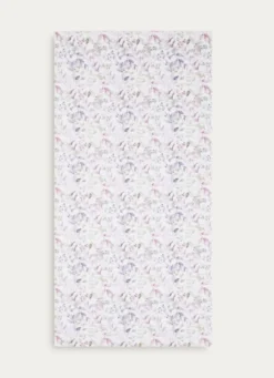 DRAP DE DOUCHE EN EN VELOURS IMPRIMÉ MULTICOLORE