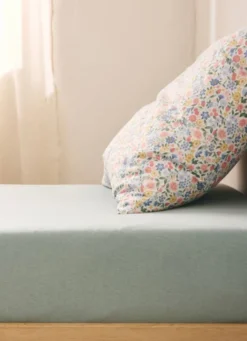 DRAP HOUSSE BÉBÉ EN JERSEY DE COTON BIO VERT