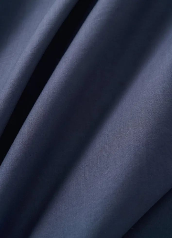 DRAP HOUSSE EN COTON BLEU MARINE